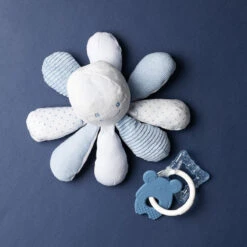 Nattou Peluche Hochet Poulpe Pieuvre Bleu 25 Cm -Magasin De Jouets peluche20hochet20poulpe20pieuvre20bleu202520cm 3