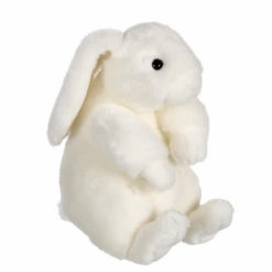 Gipsy Peluche Lapin Assis Blanc 22 Cm