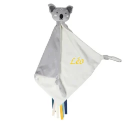 Tryco - Doudou Plat Kyle Le Koala - Gris Blanc 30 Cm