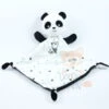 Mots D'enfants Doudou Plat Panda Noir Blanc -Magasin De Jouets plat20panda20noir20blanc