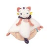 Baby'Nat - Pollen Le Chat - Doudou Plat Blanc Rose 24 Cm -Magasin De Jouets pollen20chat2020plat20blanc20rose202420cm