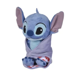 Magasin De Jouets -Magasin De Jouets stitch20peluche20dans20sa20couverture20bleu20rouge202520cm 1