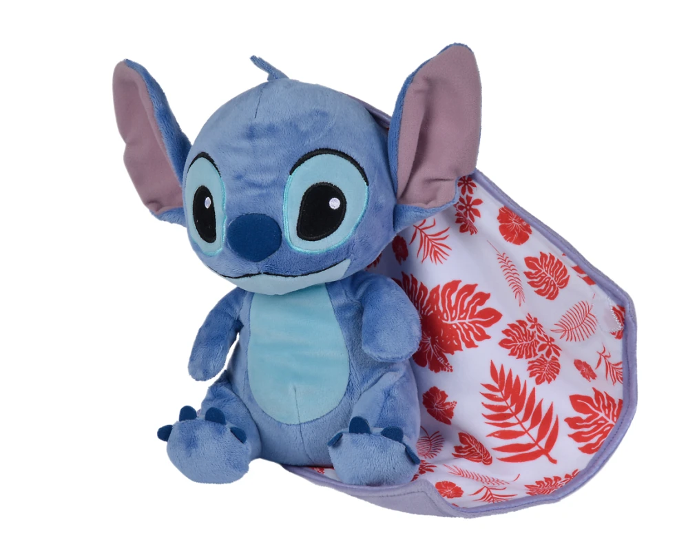 Disney Stitch Peluche Dans Sa Couverture Bleu Rouge 25 Cm 3 Disney Stitch Peluche Dans Sa Couverture Bleu Rouge 25 Cm
