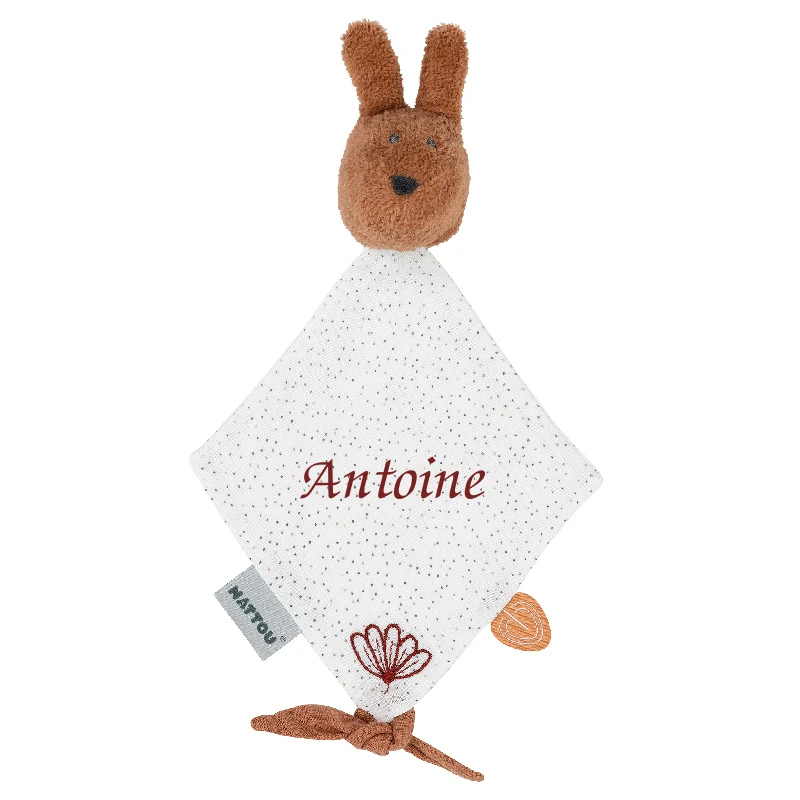 Nattou - Susie Et Bonnie - Mini Doudou Avec Attache-sucette Lapin Marron Blanc 25 Cm 3 Nattou - Susie Et Bonnie - Mini Doudou Avec Attache-sucette Lapin Marron Blanc 25 Cm