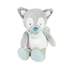 Nattou Tim & Tiloo Peluche Loup Gris Blanc 30 Cm