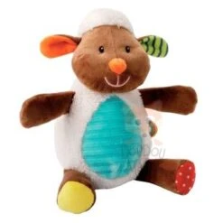 Minimi Tuck Le Mouton Peluche Blanc Bleu Marron