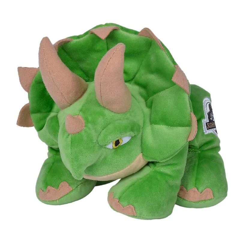 Universal Jurassic World Peluche Dinosaure Tricératops Vert 25 Cm 4 Universal Jurassic World Peluche Dinosaure Tricératops Vert 25 Cm – Image 2